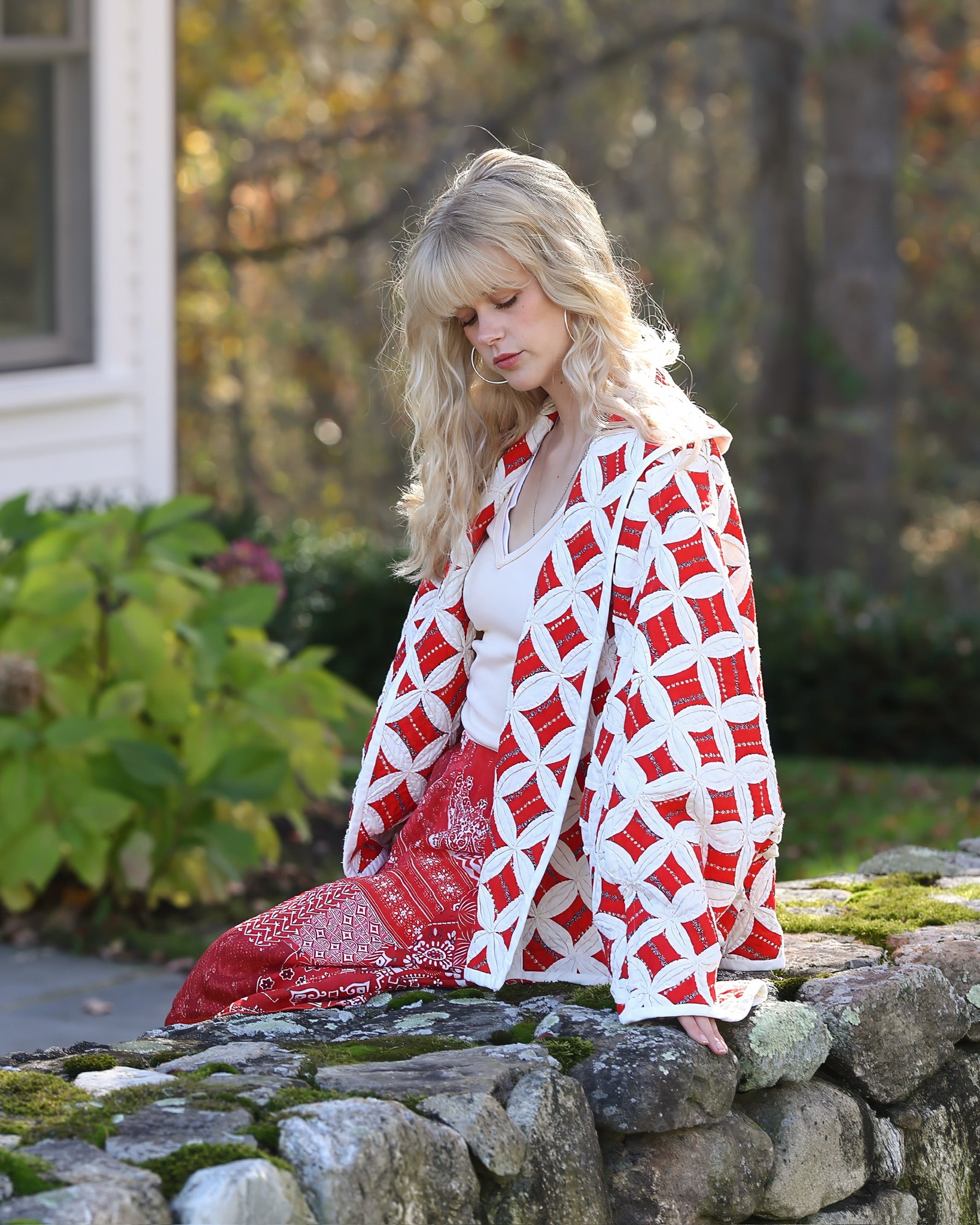 Rare Red Cathedral Window