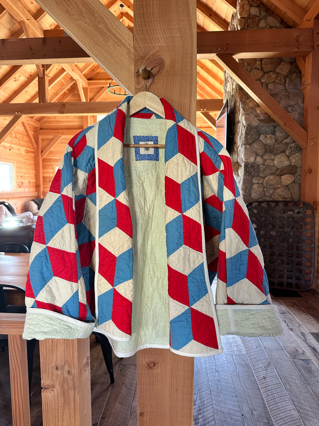 Tumbling Block Patriot Swoop Coat