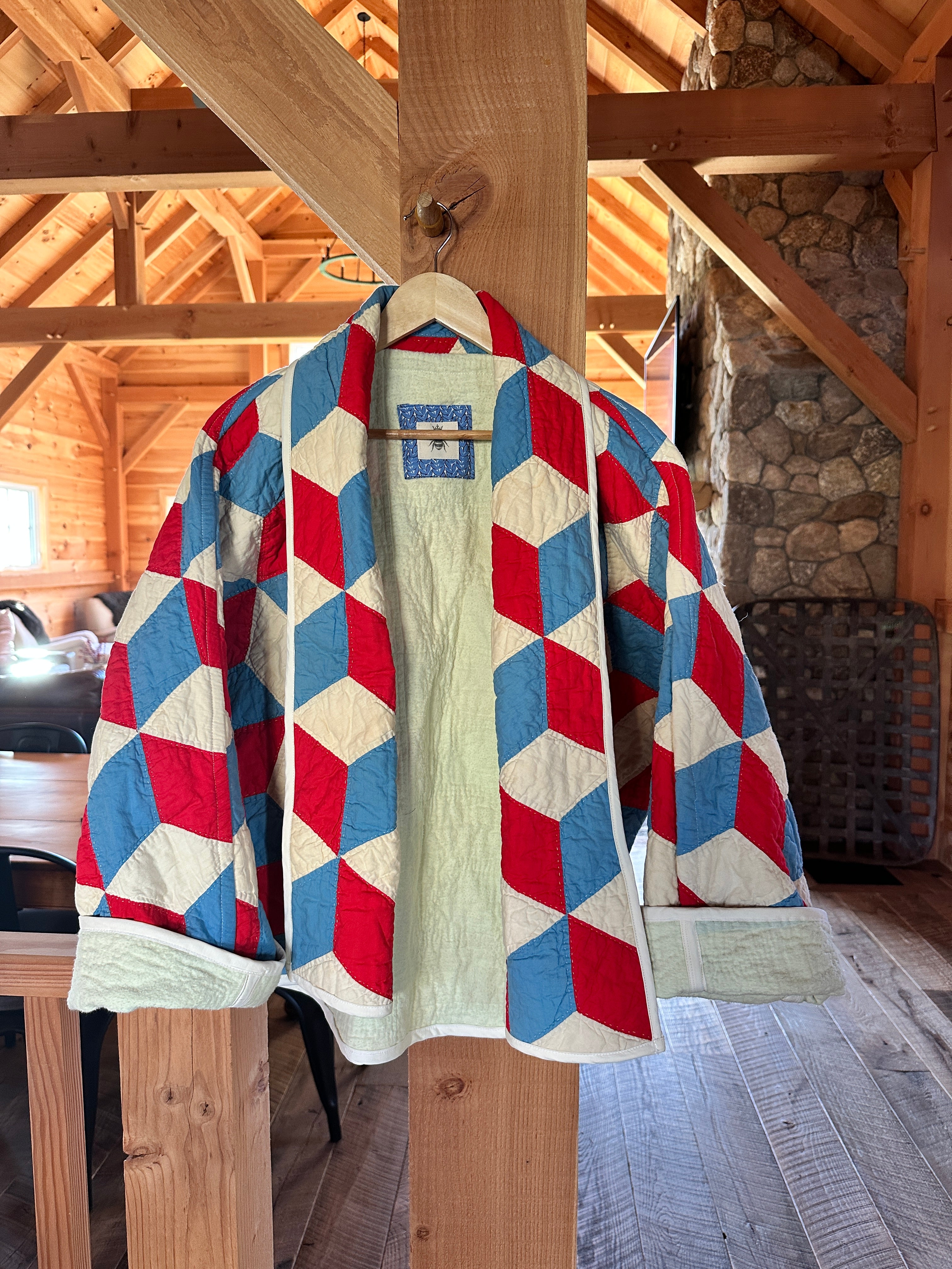 Tumbling Block Patriot Swoop Coat