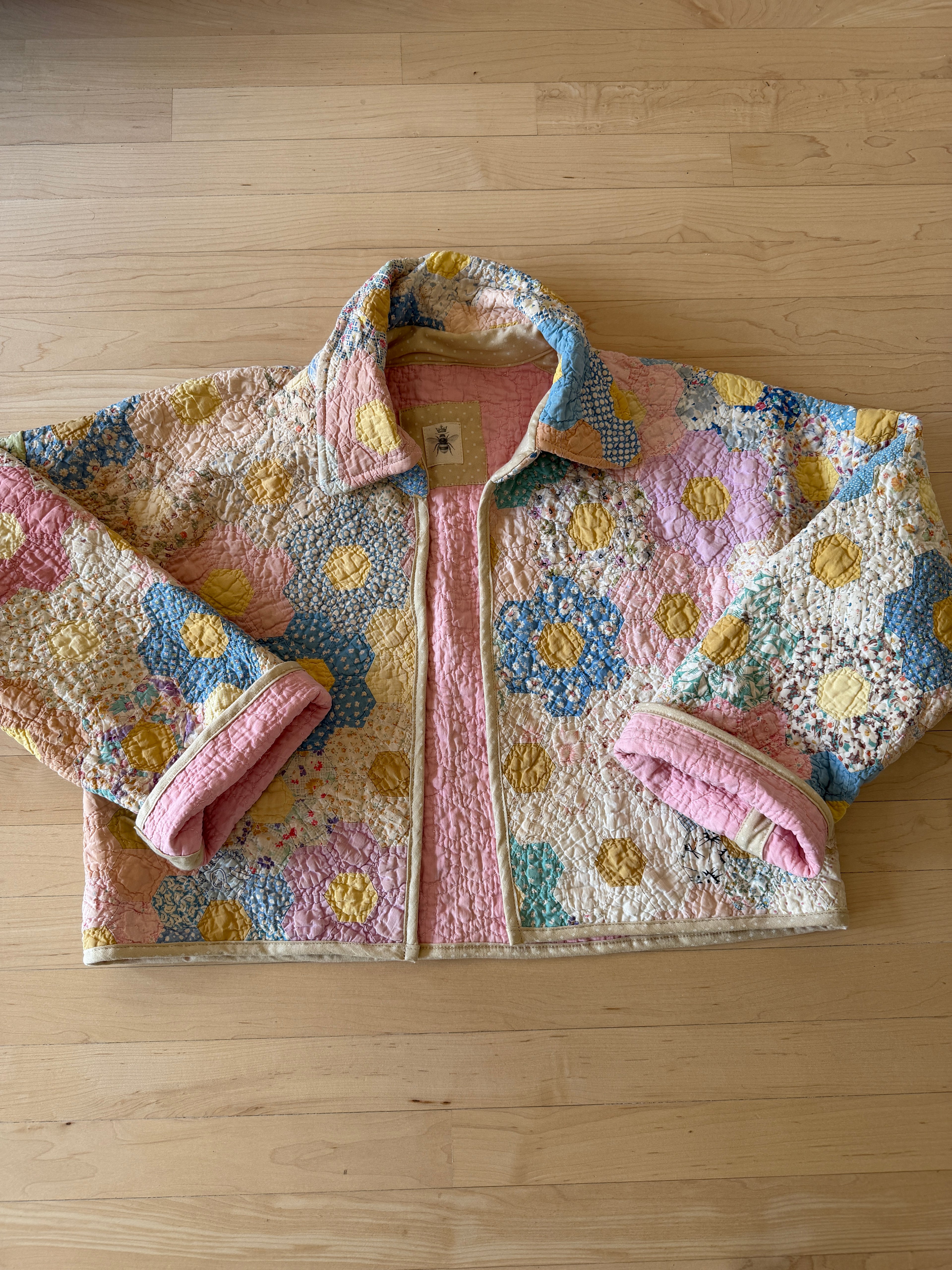 Antique Flower Garden Quilt Crop