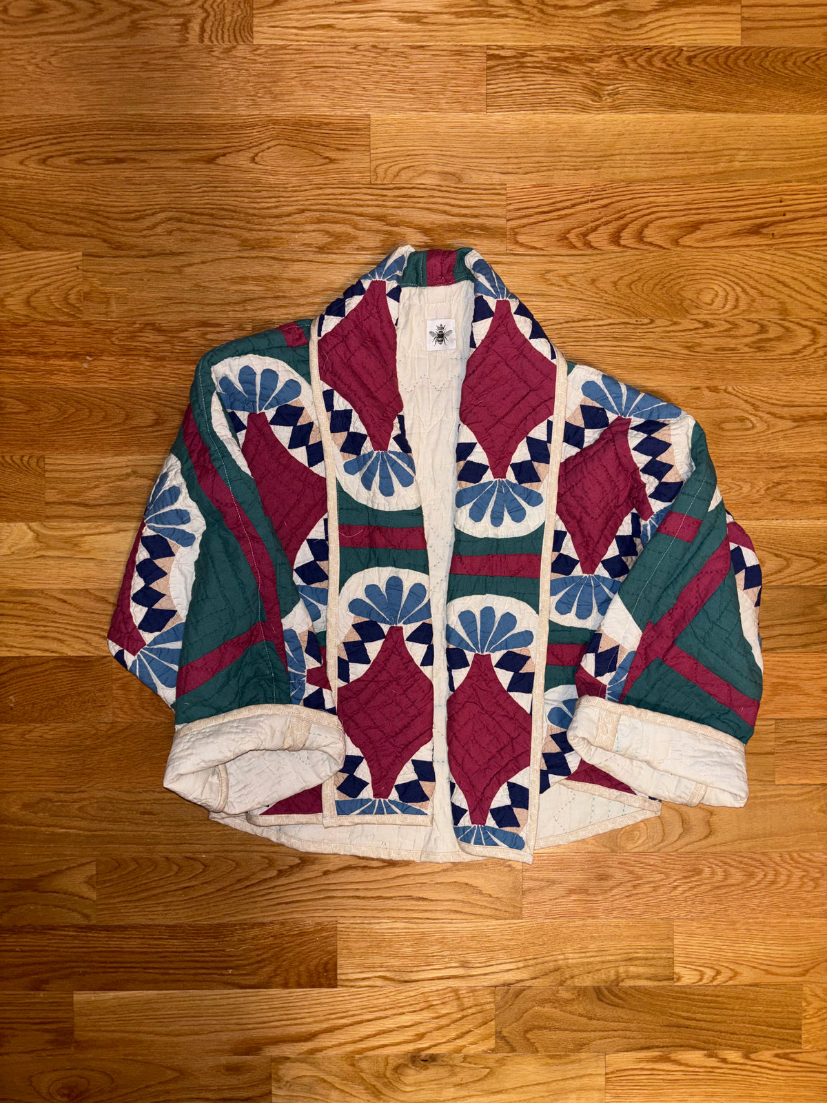 Pickle Dish Green & Red Swoop Coat