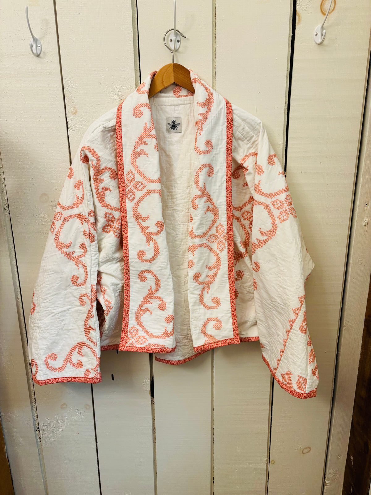 Embroidered Quilt Coat