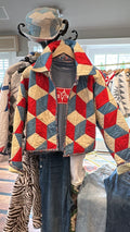 Tumbling Blocks Cool Crop Jacket