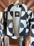 Gardners Navy Mill Wheel Cool Crop Quilt Jacket