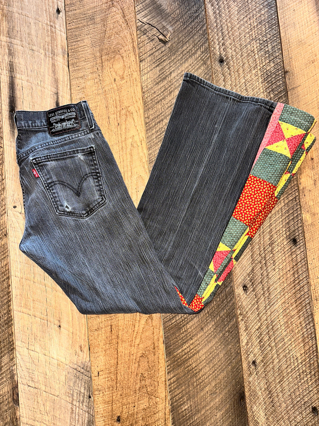 Charcoal Hip Flare with Ohio Star