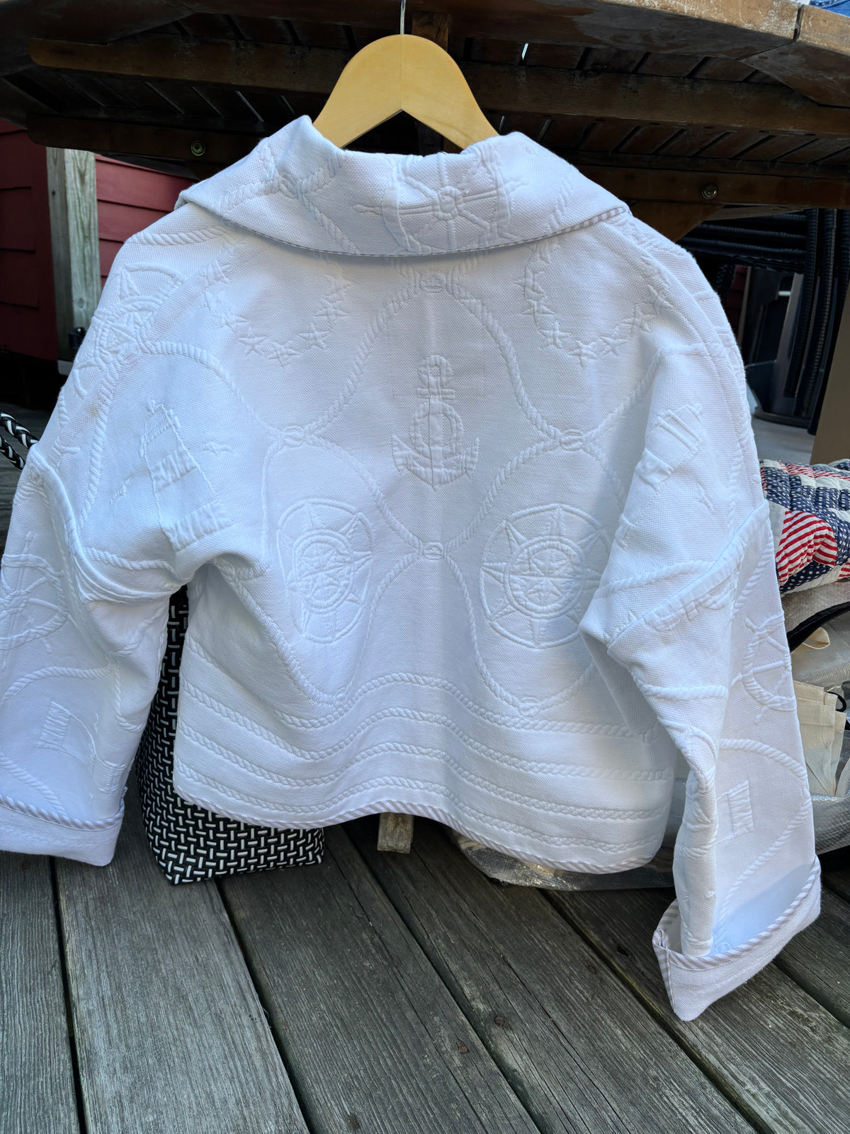 Nautical white crop