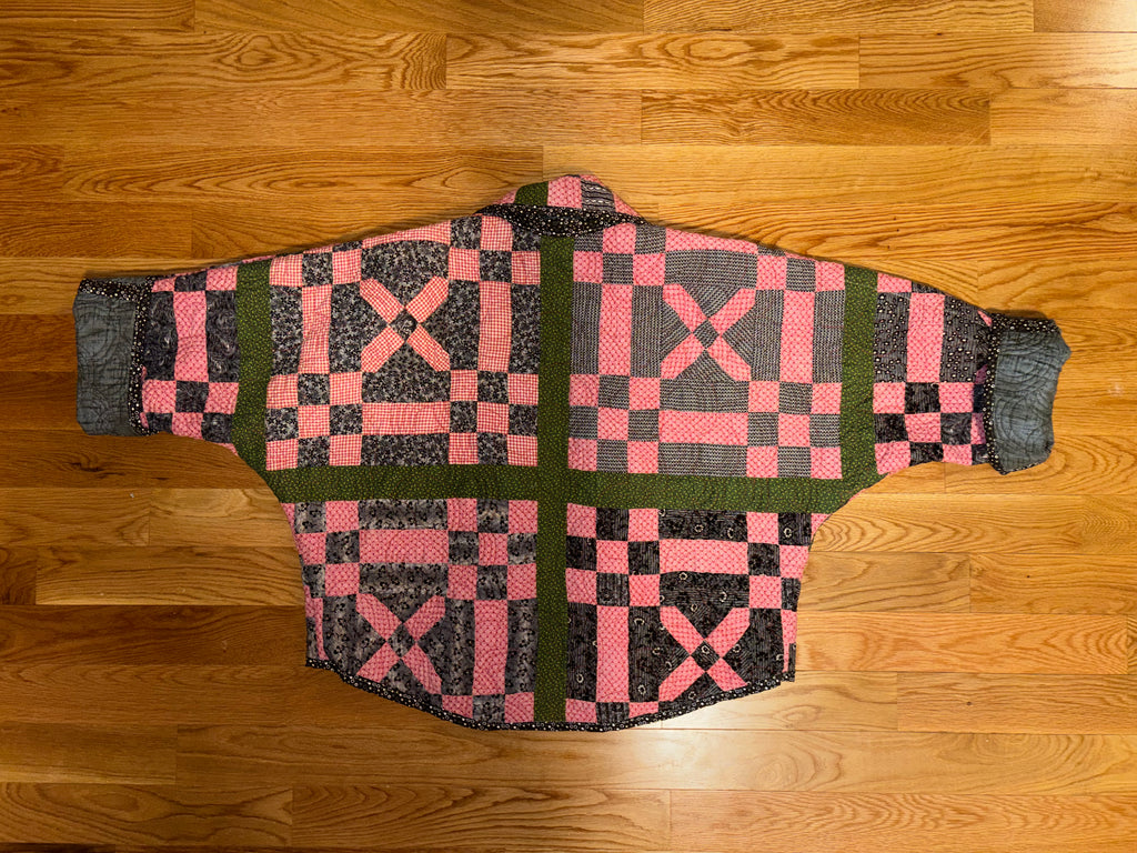 Monkey Wrench Pink/Grey Swoop Coat