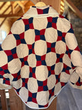 Red & Navy 4-Point Star