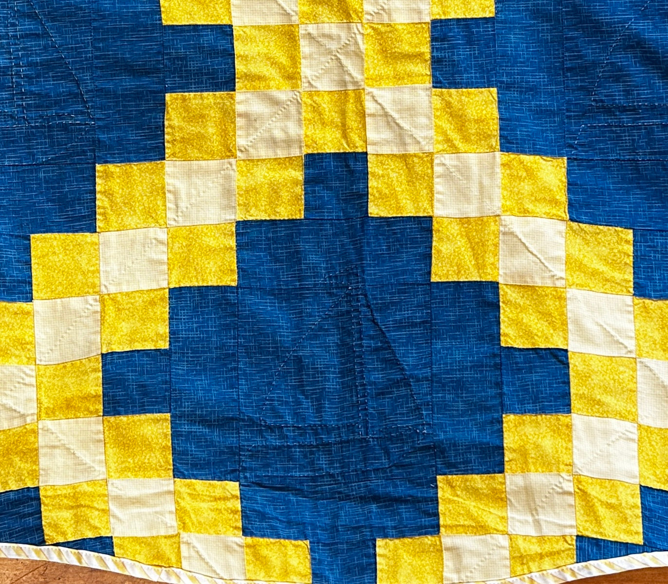 Royal & Yellow Irish Chain