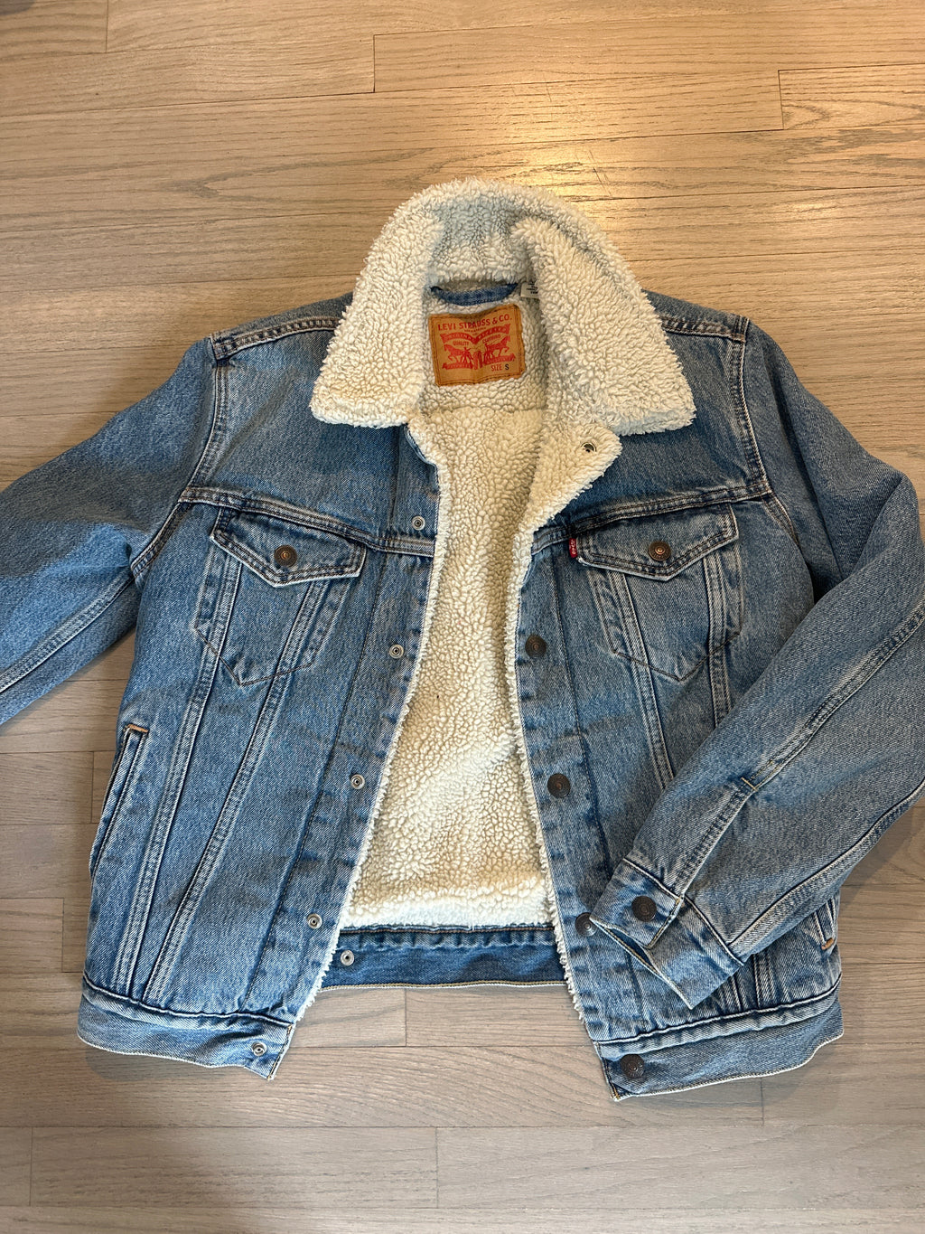 UpStyled Levi's Sherpa Jean Jacket