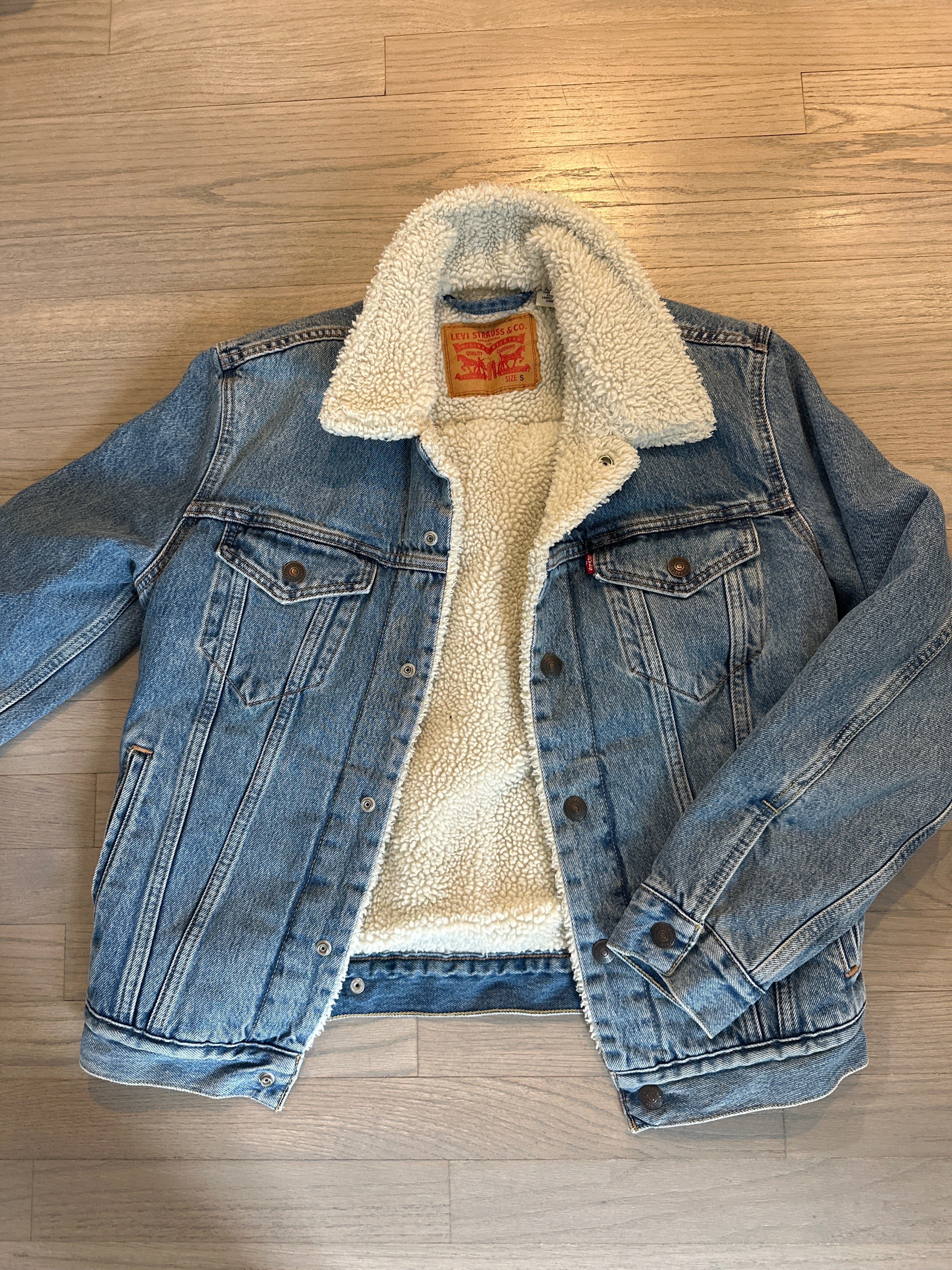 UpStyled Levi's Sherpa Jean Jacket
