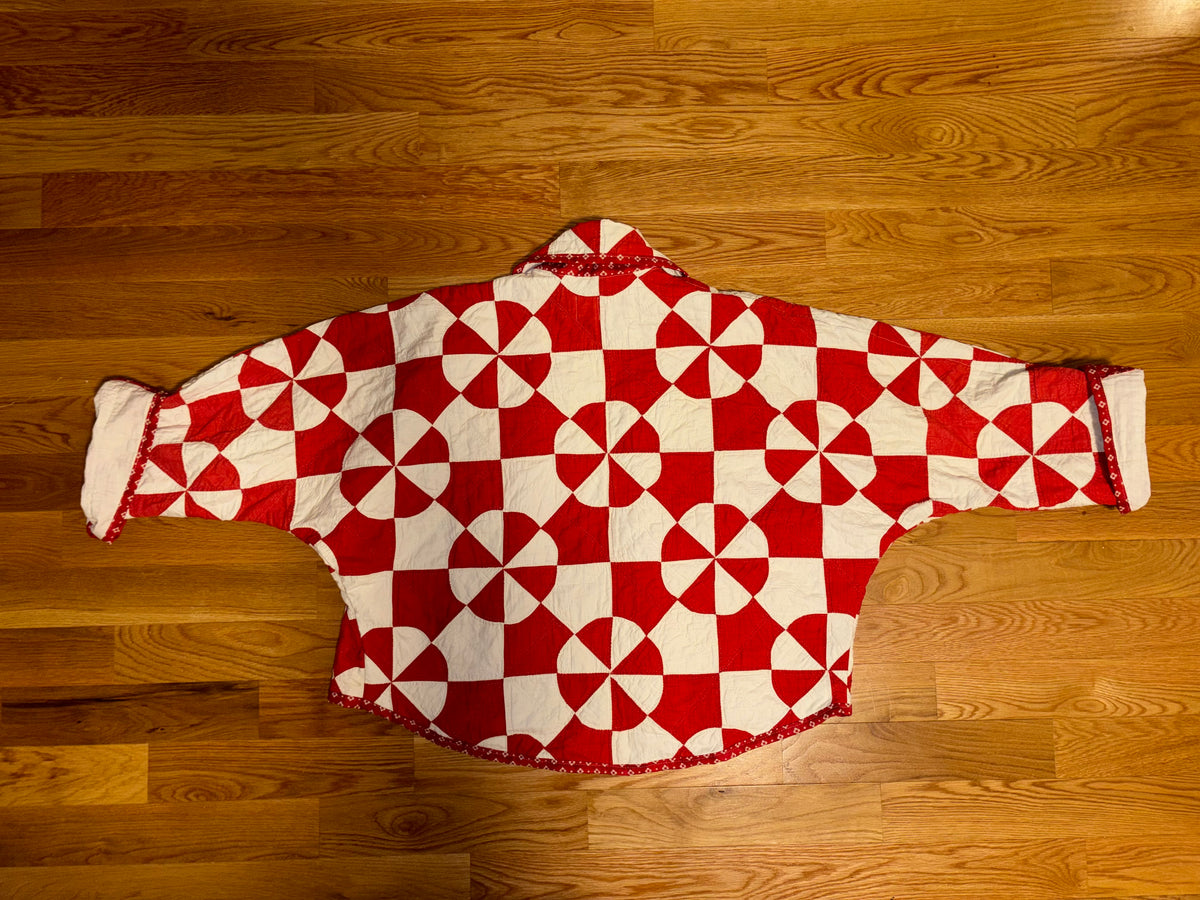 Rob Peter to Pay Paul Red/White Swoop Coat