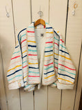 Bright Stripes Quilt Coat