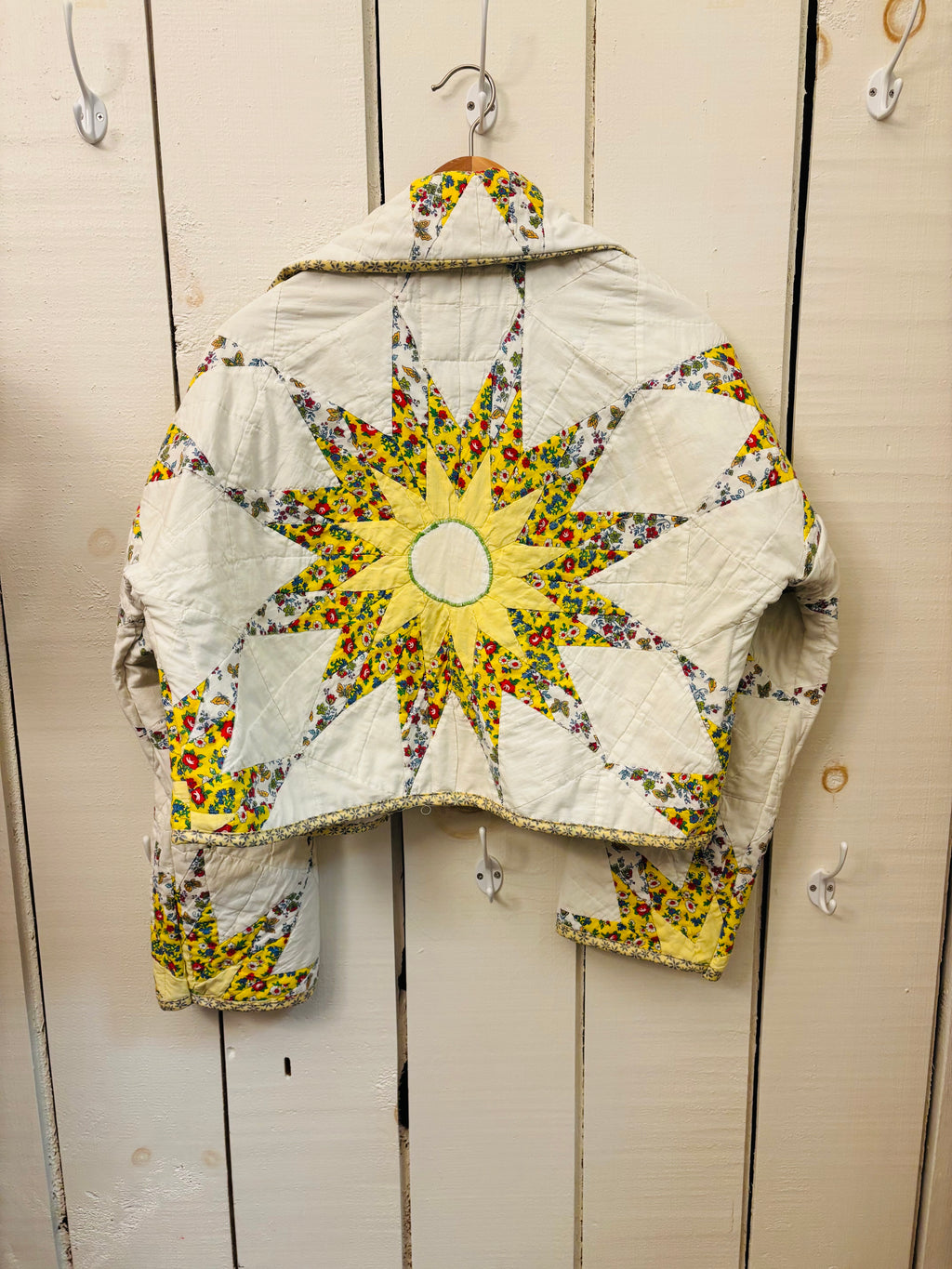 Sunburst Crop Quilt Jacket