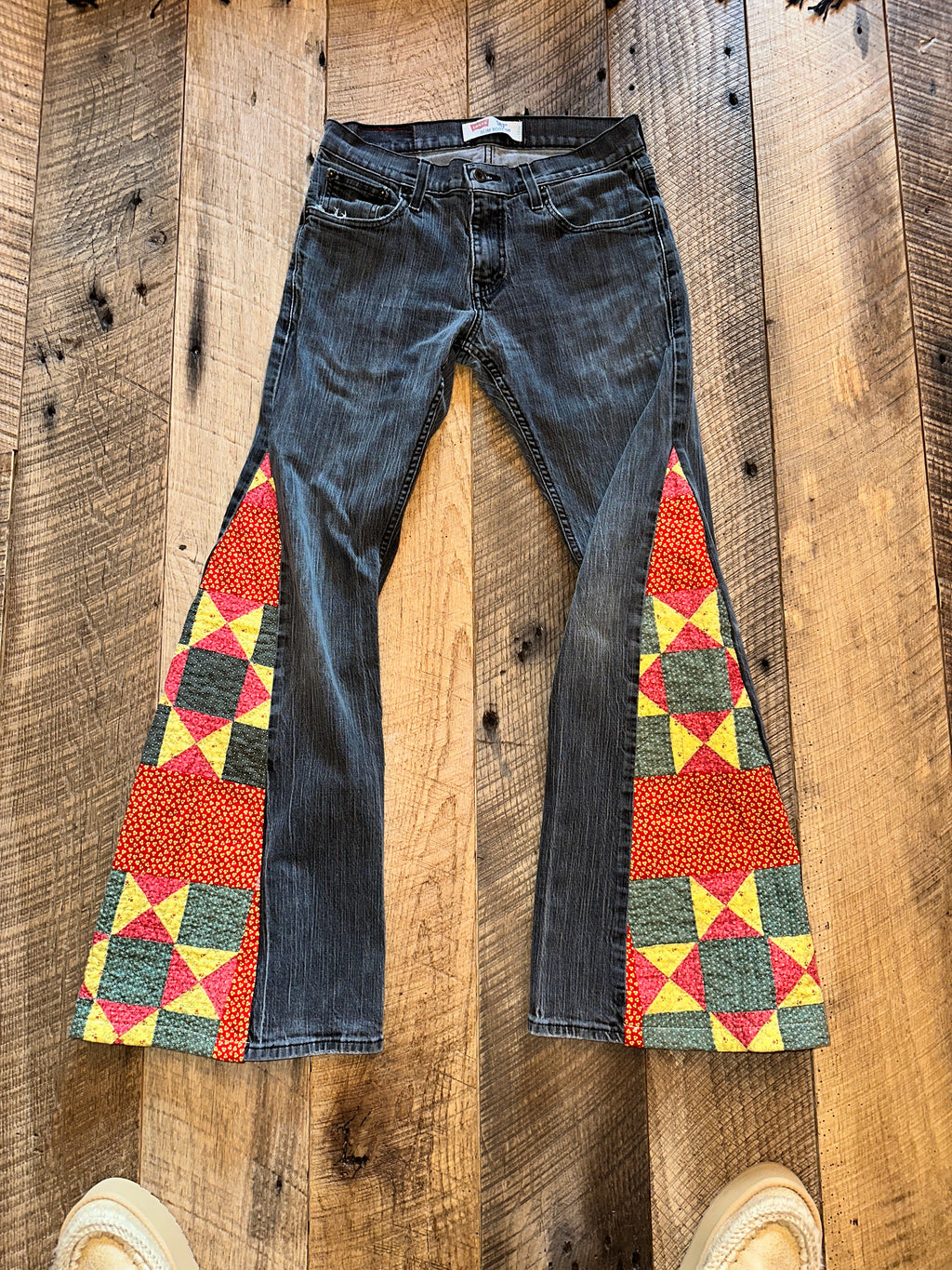Charcoal Hip Flare with Ohio Star