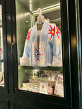 Mariner's Star in Sky Blue Block Quilt Coat