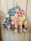Colorful Tumbling Blocks Quilt Coat