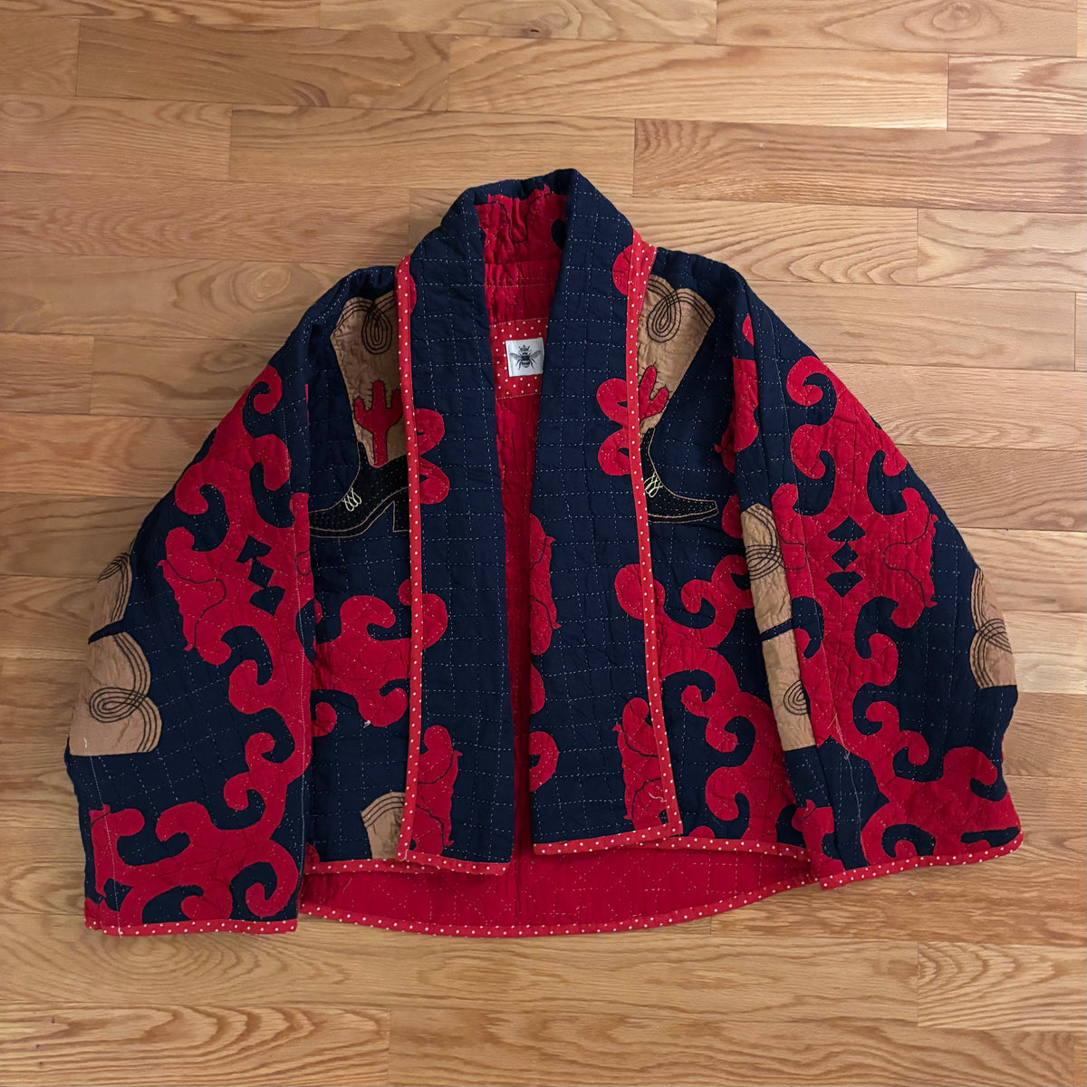Cactus Boots Quilt Coat