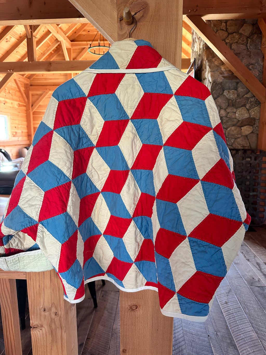 Tumbling Block Patriot Swoop Coat