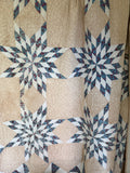 Rare 1860s Neutral Star Quilt