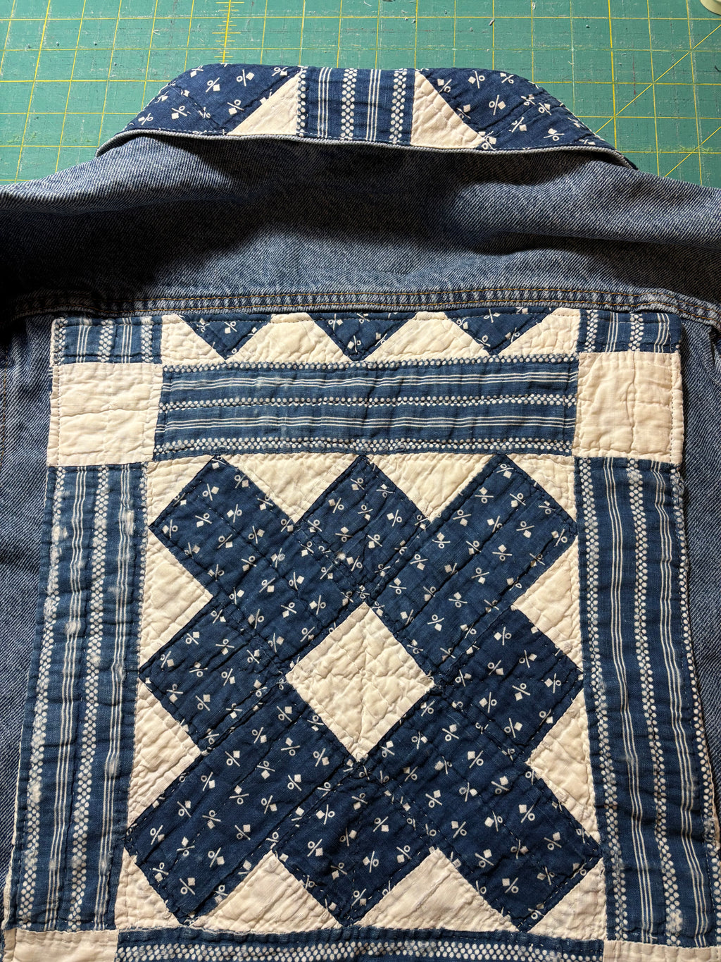Levi's Jean Jacket with Indigo Quilt Patch