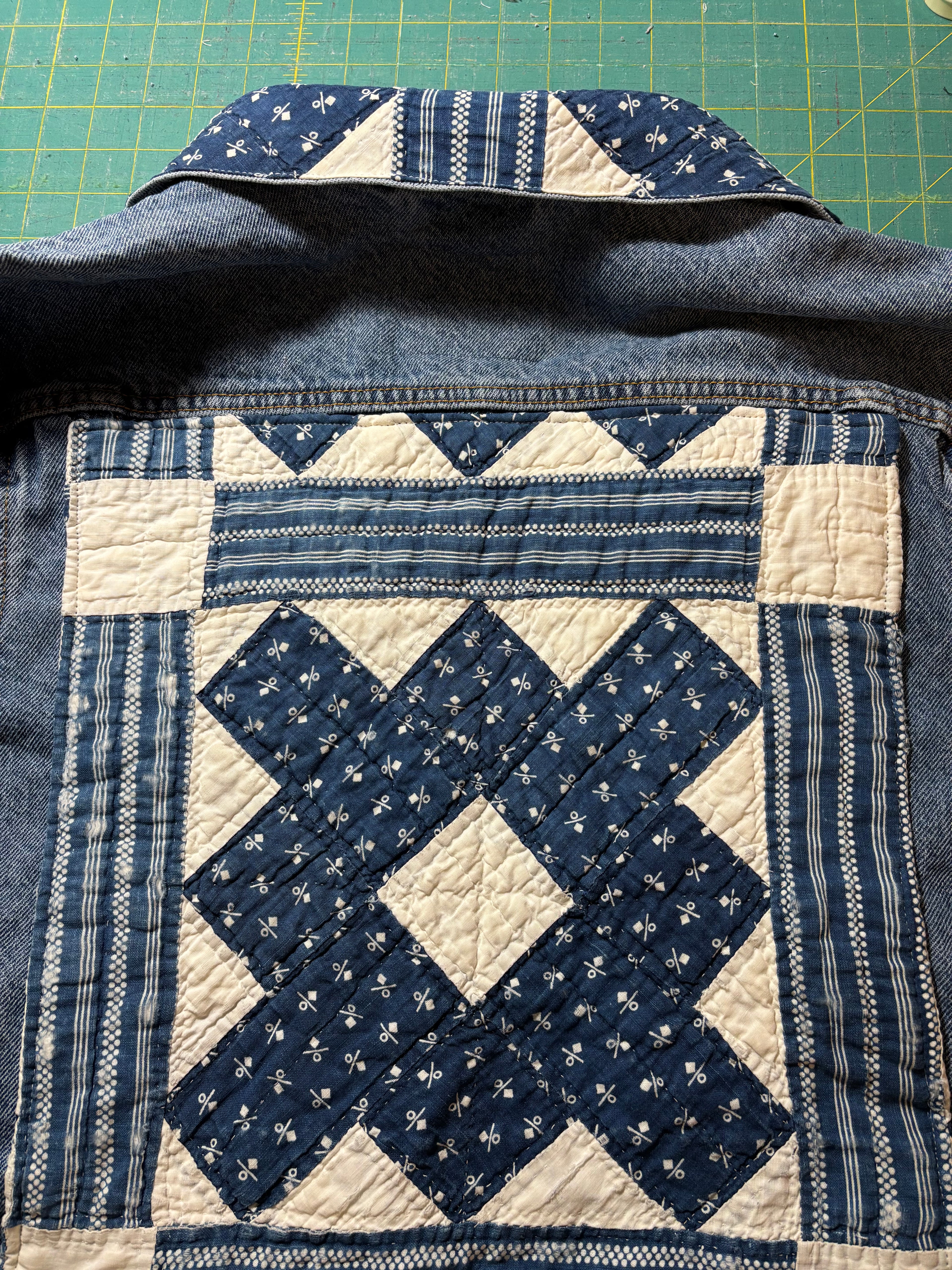 Levi's Jean Jacket with Indigo Quilt Patch