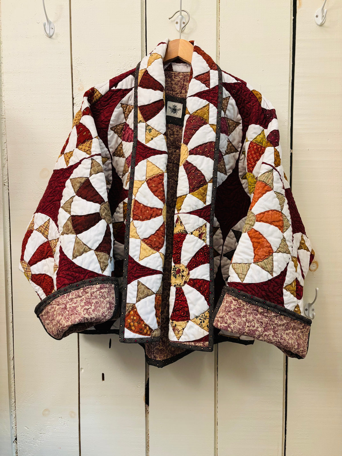 Autumn Whirlygig Quilt Coat