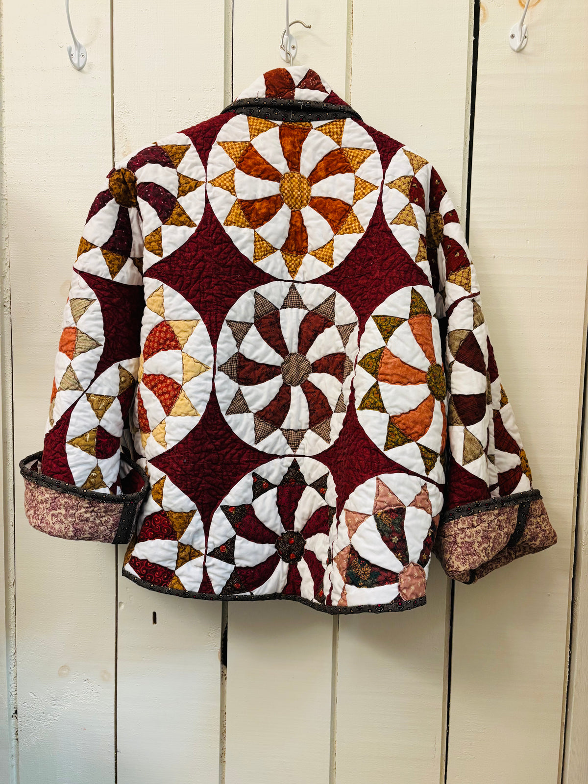 Autumn Whirlygig Quilt Coat