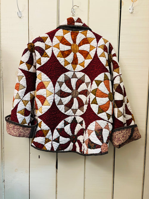 Autumn Whirlygig Quilt Coat