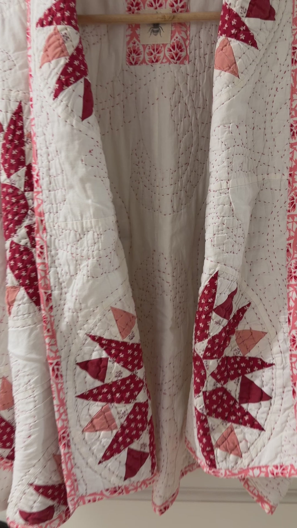 Star Flower Antique Quilt Swoop